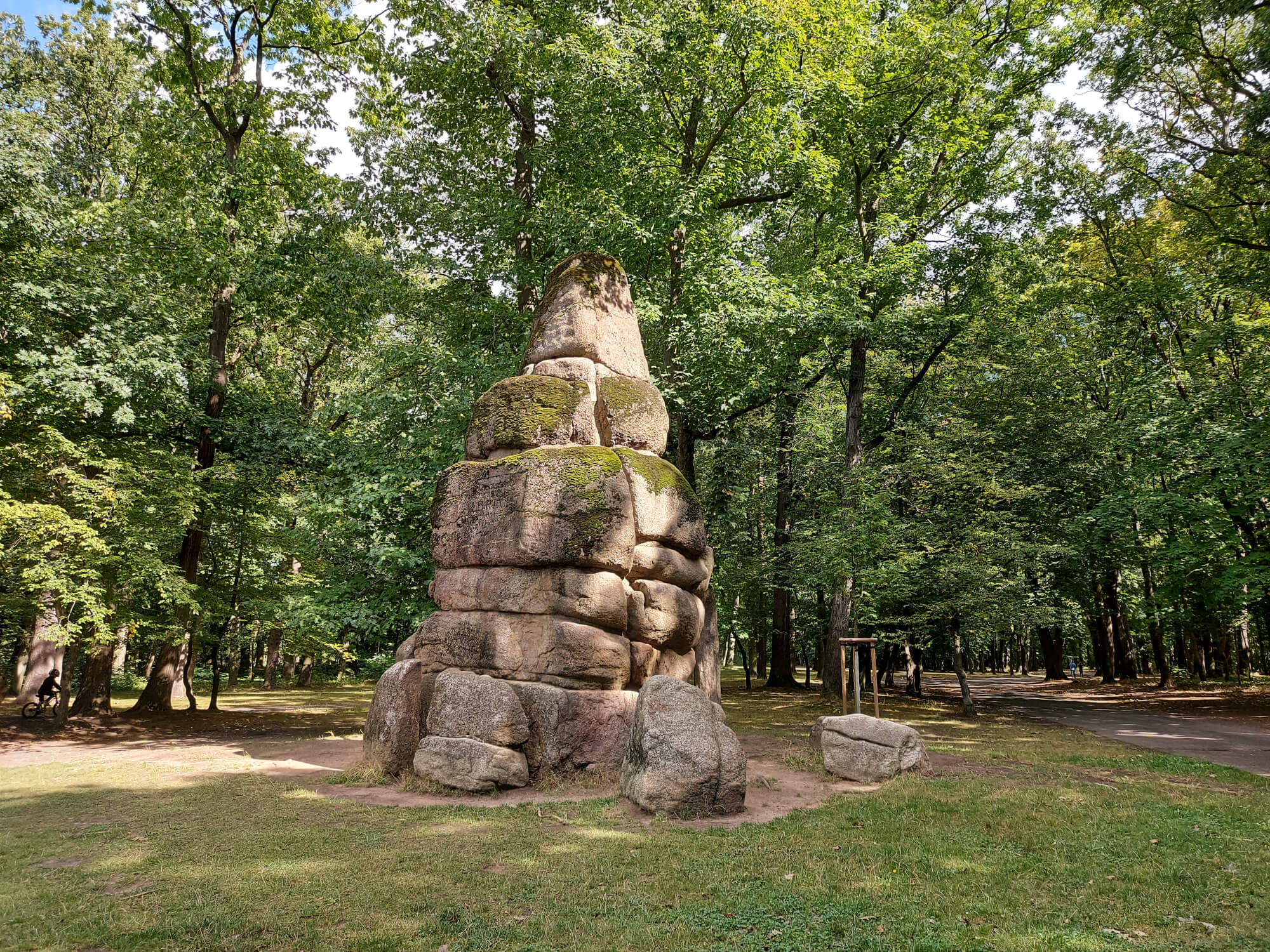 A monument in the park